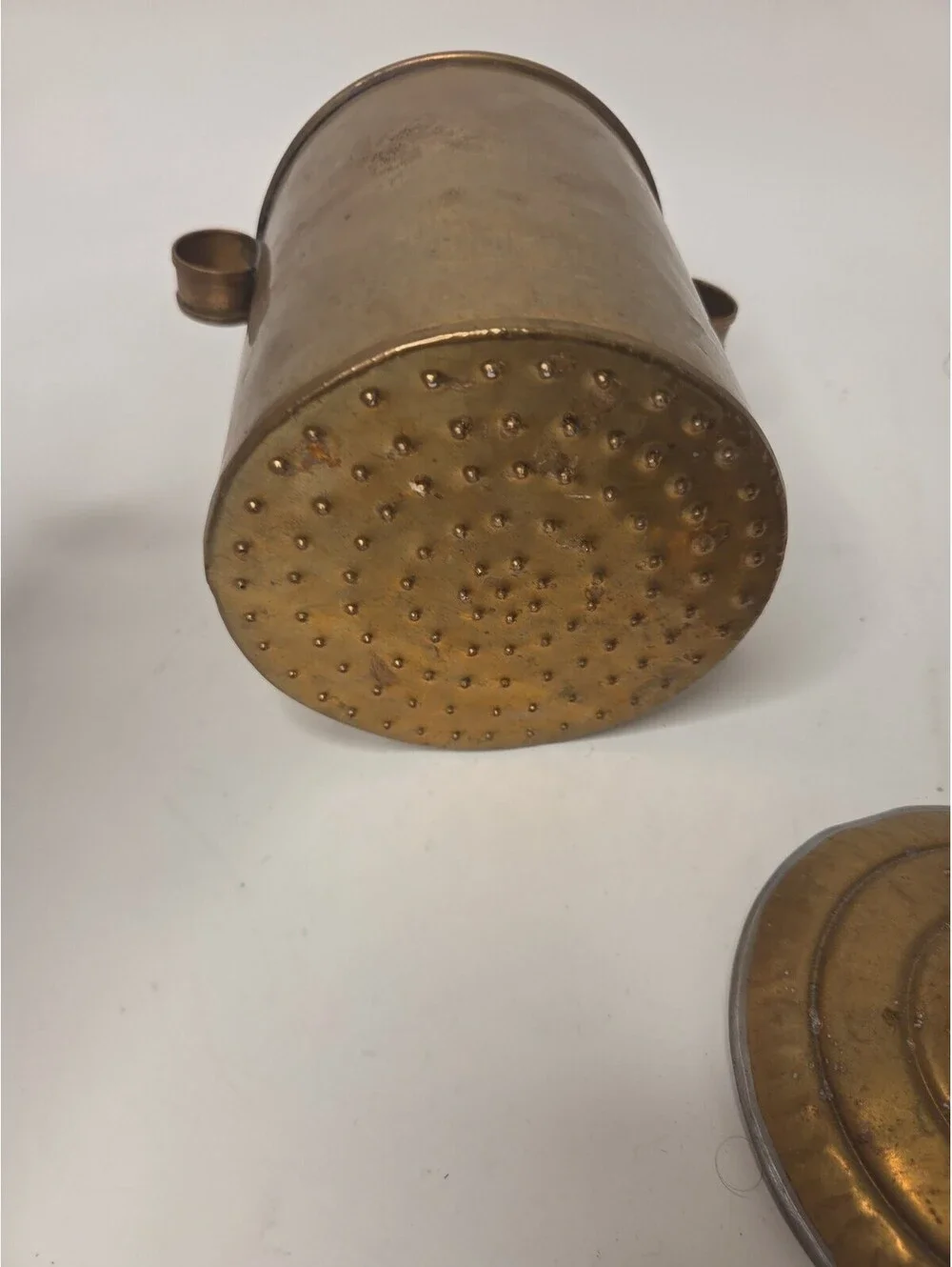 Vintage Solid Brass Lod Chong Mold Press Thai Dessert Cendol Maker Kitchen Tool